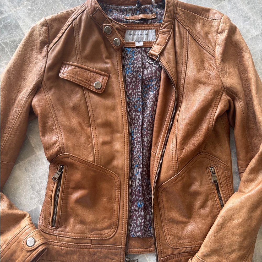 Marc New York Genuine Leather Jacket